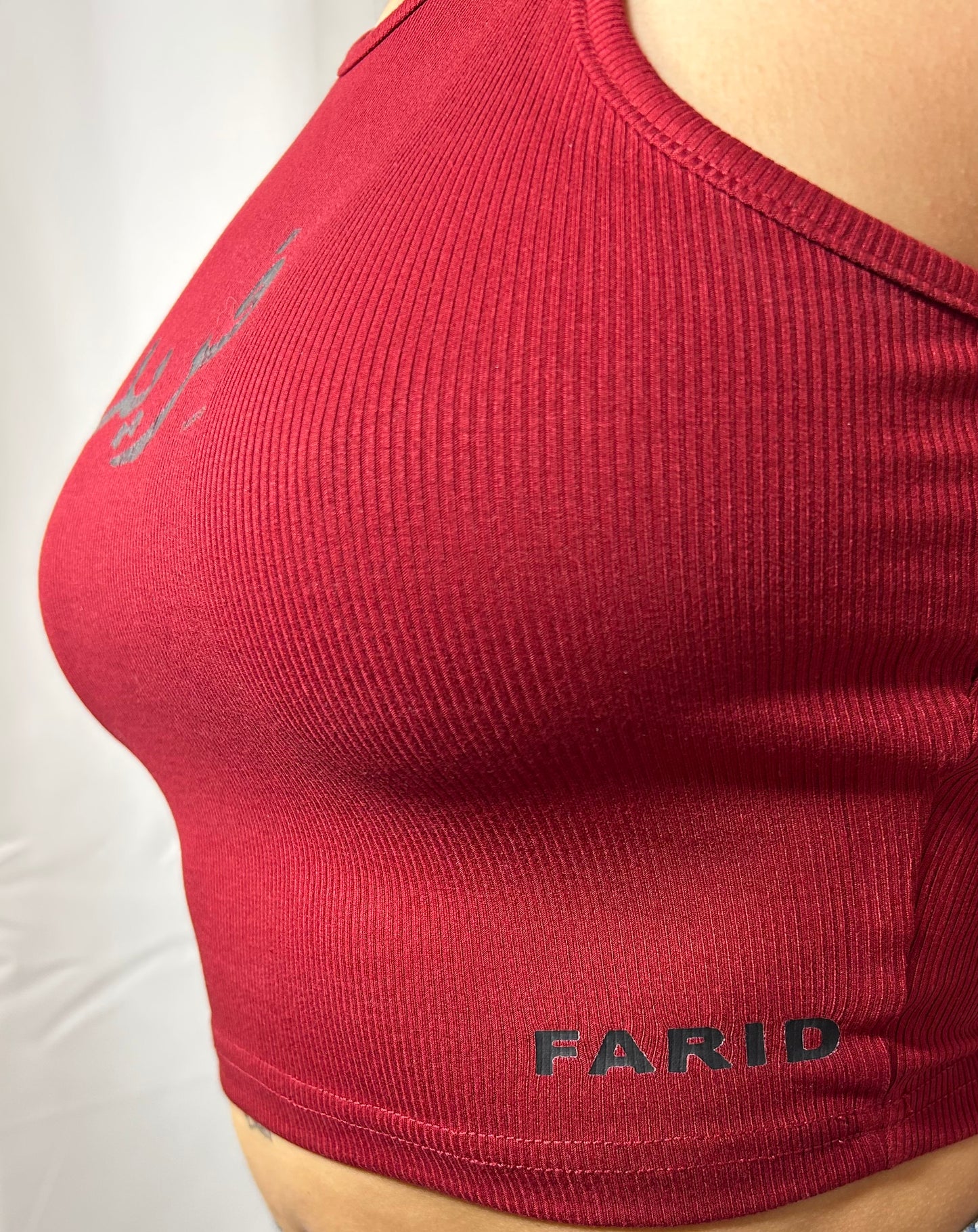 Ribbed crop top