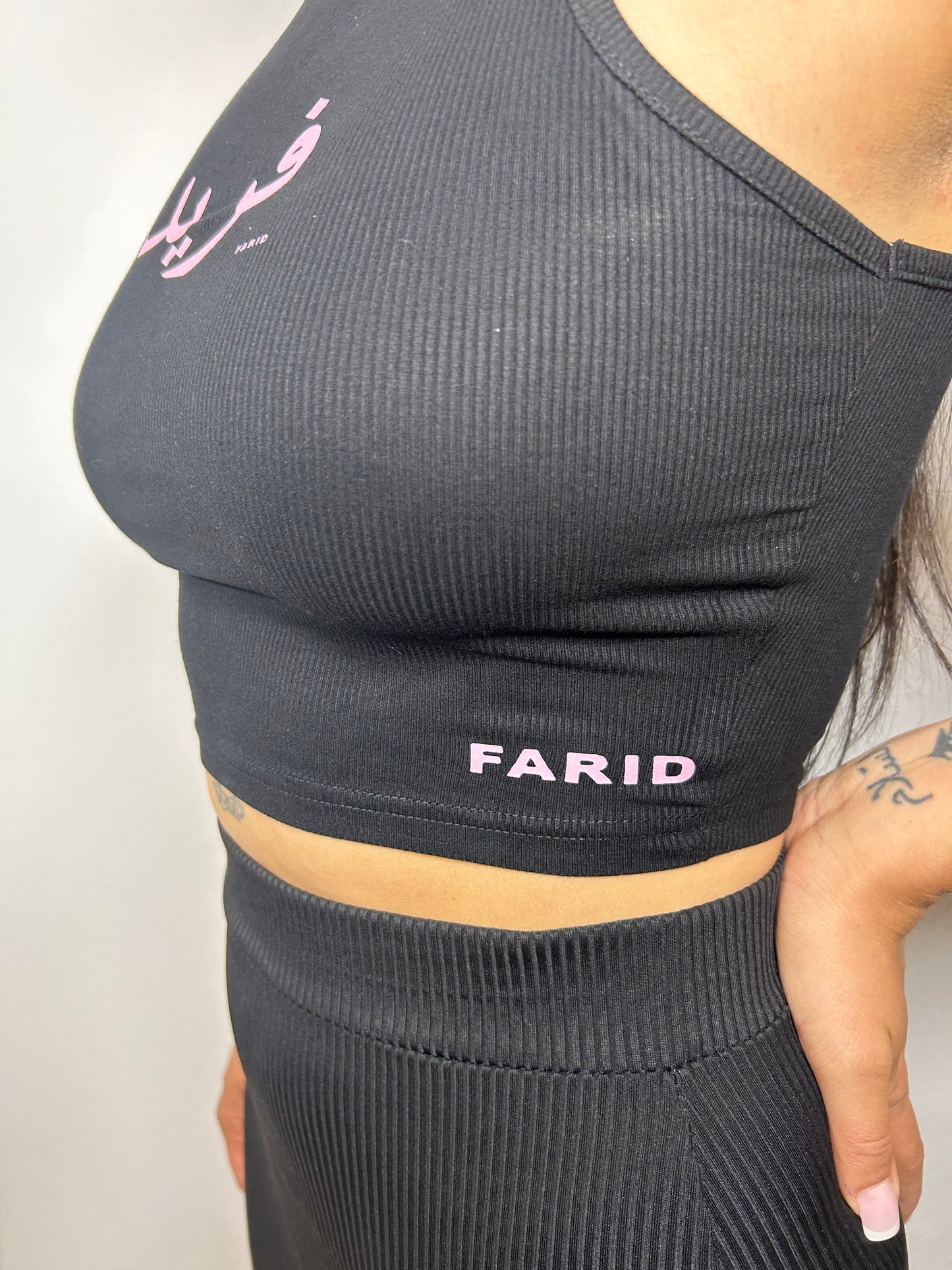 Ribbed crop top